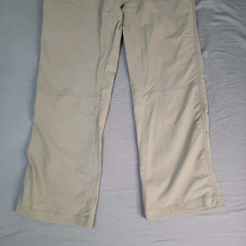 Merrell Hiking Pants Men's 36x32 Khaki Pockets Articulated Knees Outdoors